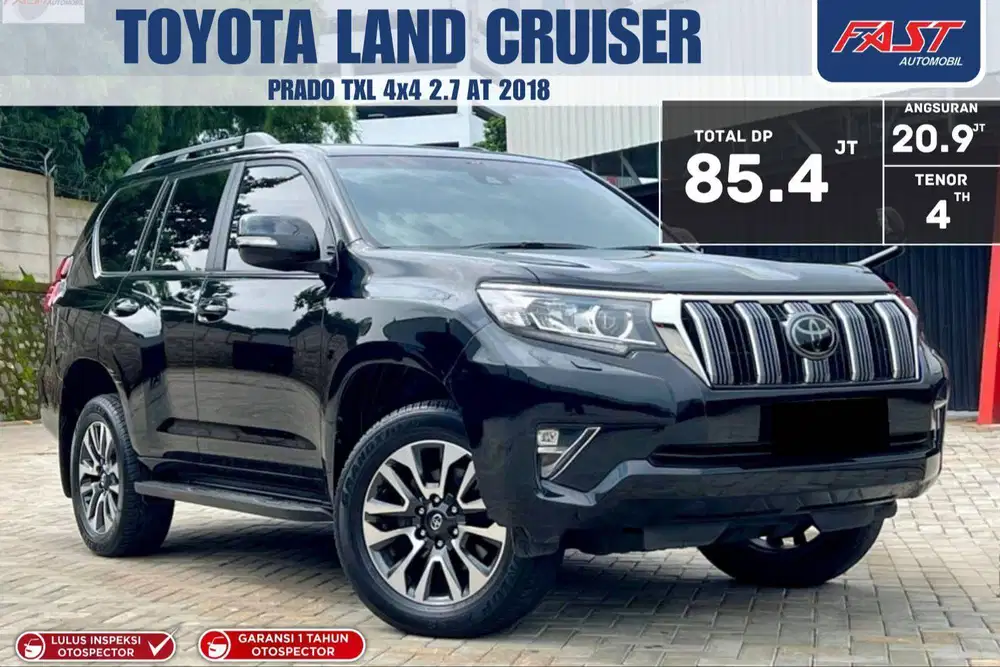 LOW KM GARANSI 1TH PJAK PNJG  TOYOTA LAND CRUISER PRADO TXL 2018 4×4