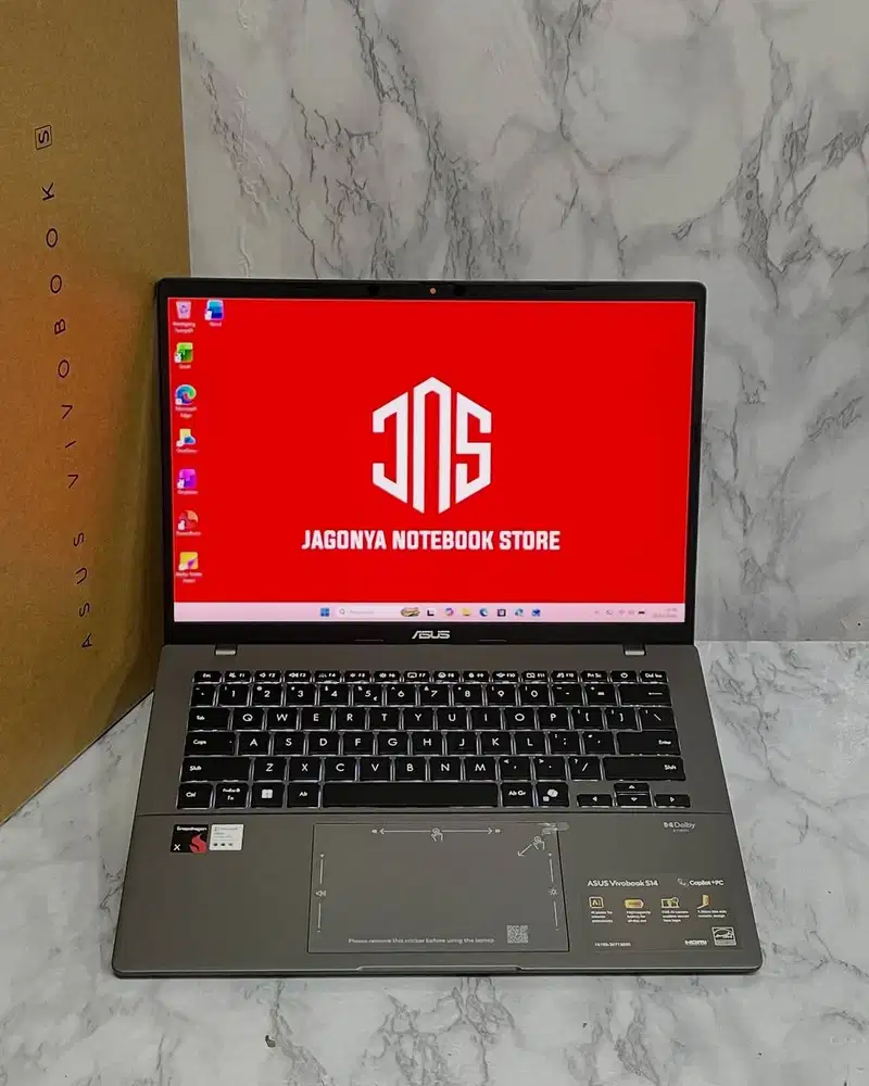 Asus Vivobook S14 S3407QASnapdragon X X1 26 100 RAM16GB 512GB M.2 NVMe