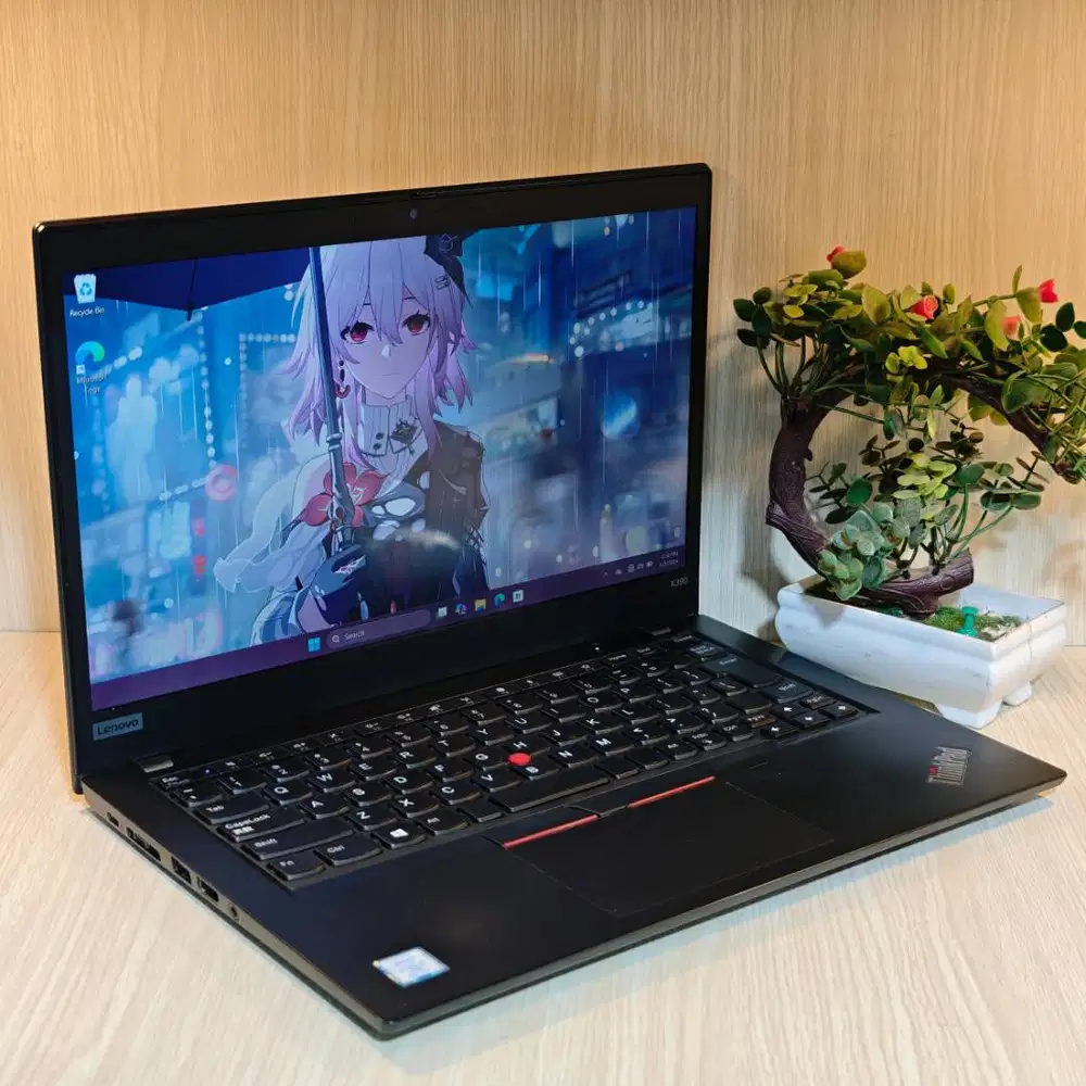 Lenovo Thinkpad X390 Core I7-8665U Laptop Desain Editing Body Slim