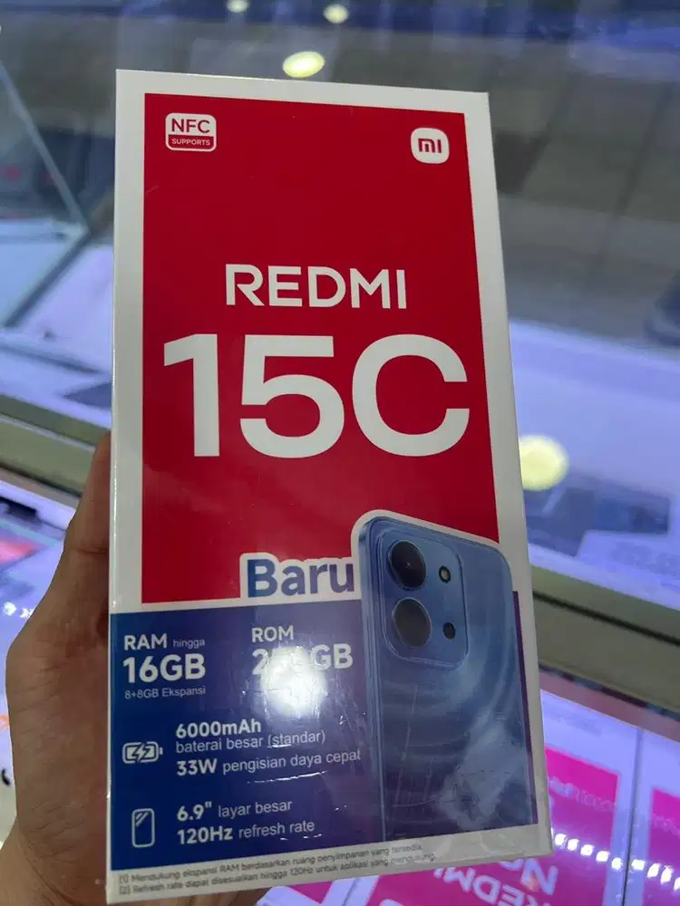 Redmi 15C ram8/256gb new garansi resmi xiaomi tam ready