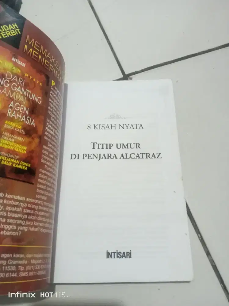 Buku intisari 8 kisah nyata titip umur di penjara alcatraz