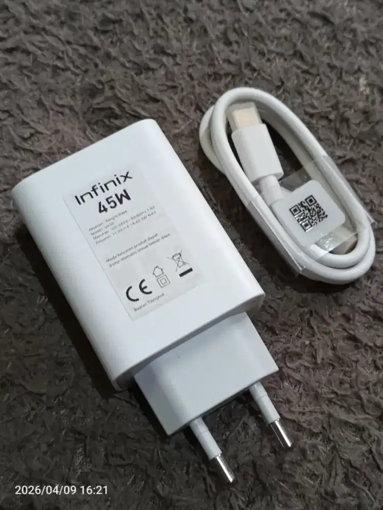 Charger Bawaan Infinix Hot 60 Pro+