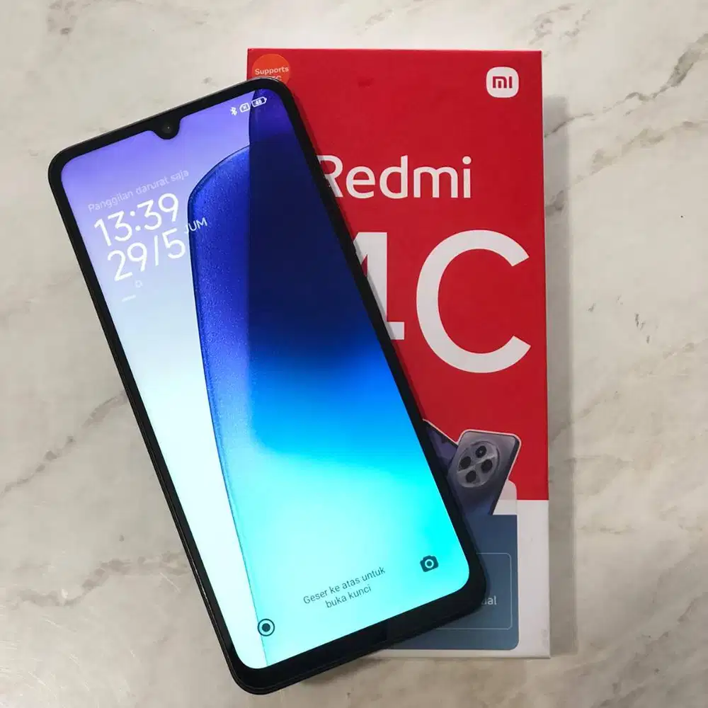 REDMI 14C 6/128GB HITAM FULLSET LIKE NEW