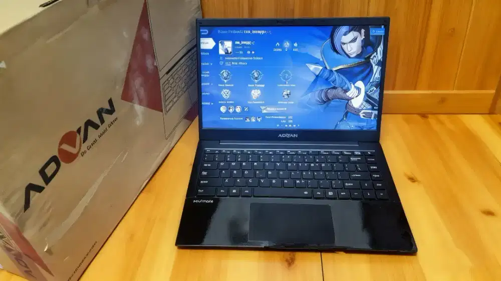 Laptop Advan th 2023 mulus tipe bare