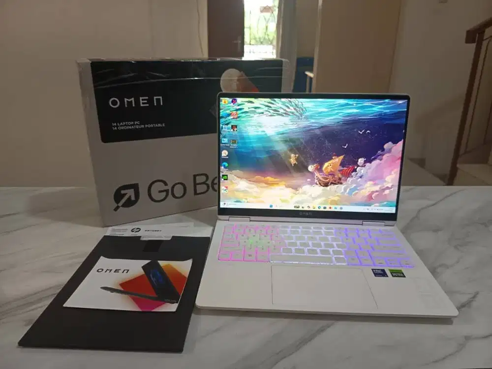 LAPTOP HP OMEN TRANSCEND 14 OLED ULTRA 7 155H RTX4060 16GB 1TB GAMING