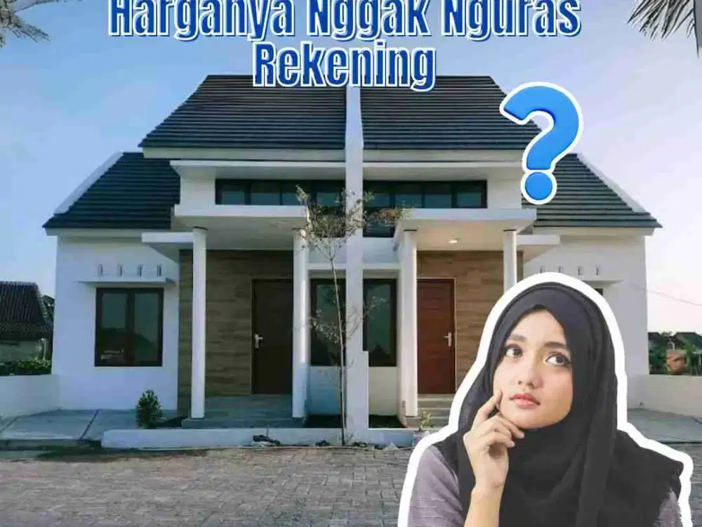 Rumah modern murah mezanine gatak sukoharjo