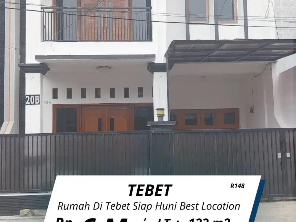 Jual rumah siap huni Tebet Jakarta Selatan Best location (R148)