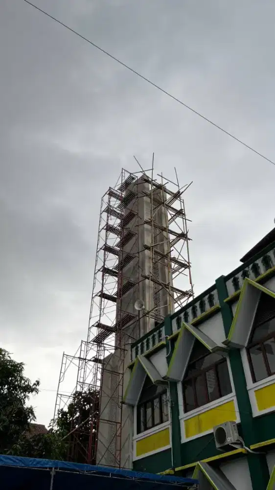 Menara Masjid GRC Mewah dan Kokoh di Sudimara Ciledug