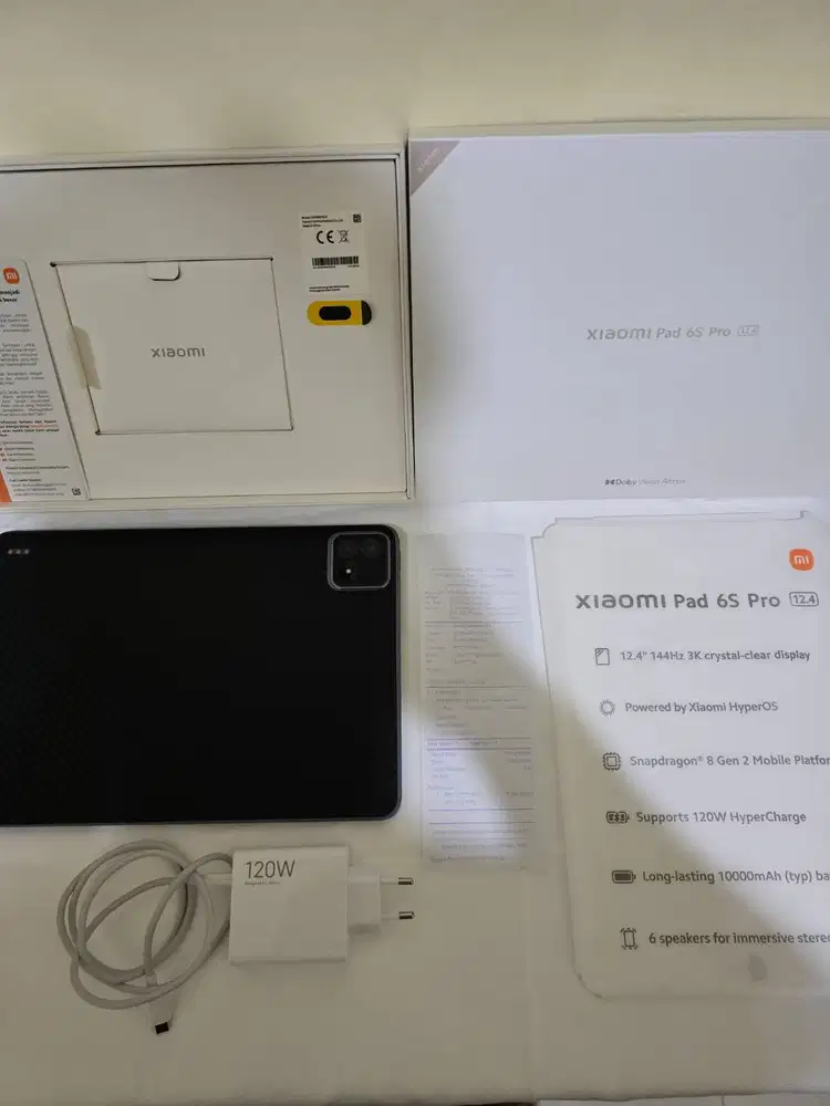 Xiaomi Pad 6S Pro 8/256 Istimewa Fullset Full Original Mulus No Minus