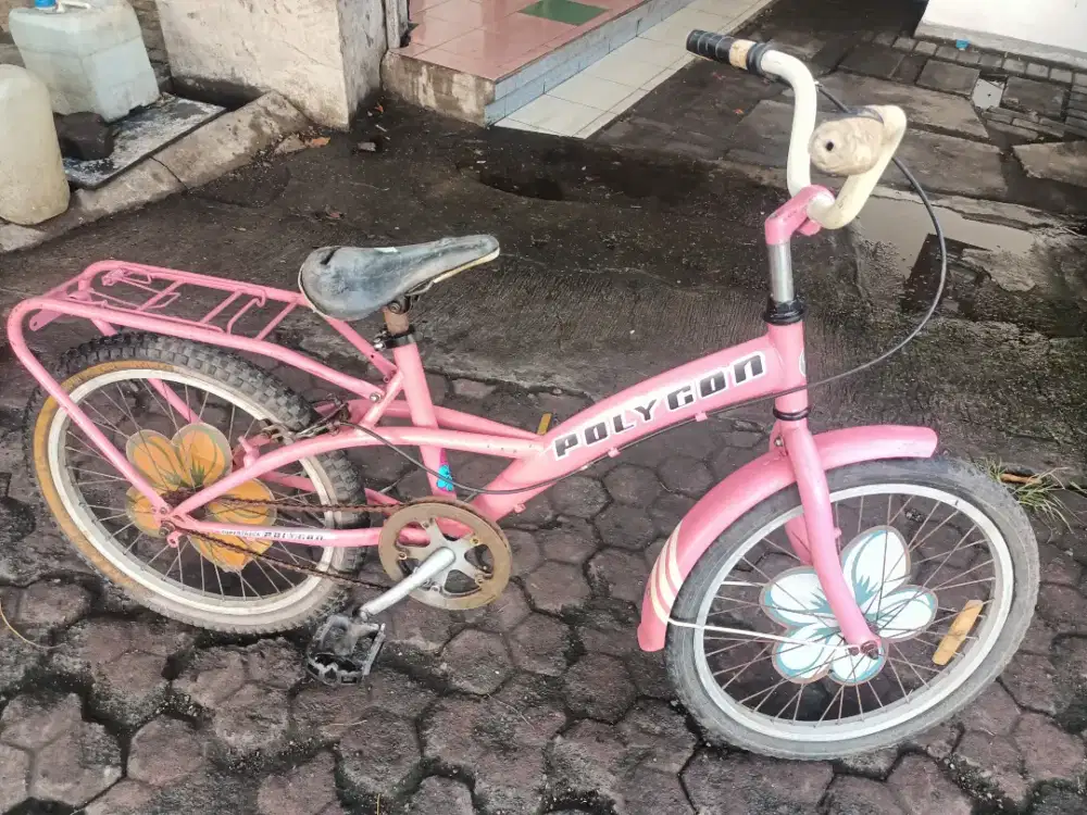 Sepeda Polygon uk20 rangka kokoh rem pakem