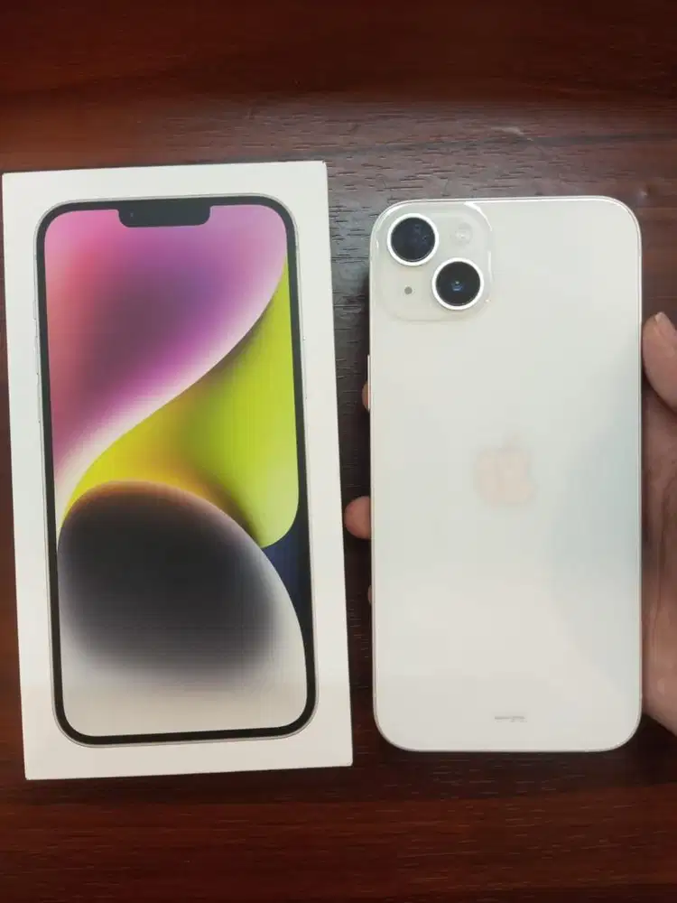 iPhone 14 Plus 512GB White Ex iBox BH 93% Lengkap