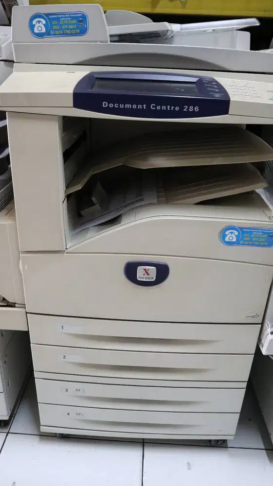 Dijual FujiXerox 286 Bekas baru hitam putih untuk hasil cetaknya