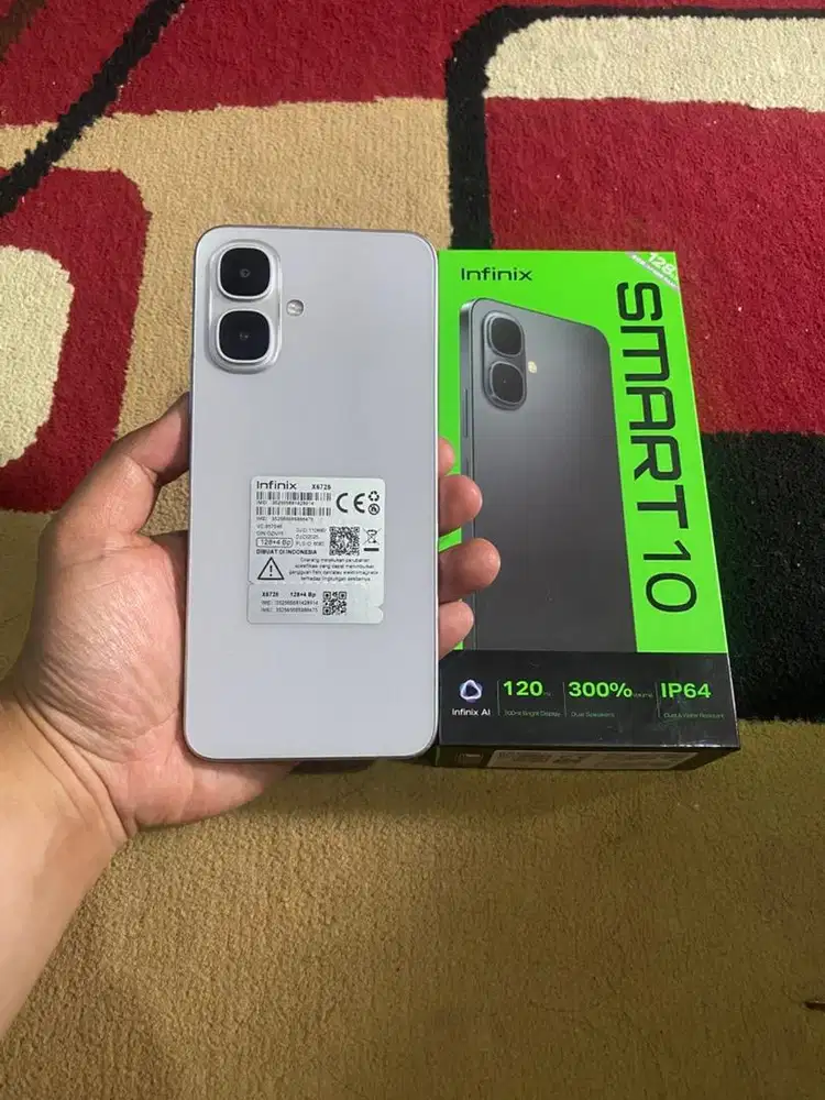 BISMILLAH INFINIX SMART 10 RAM 4/128 FULSET MULUS