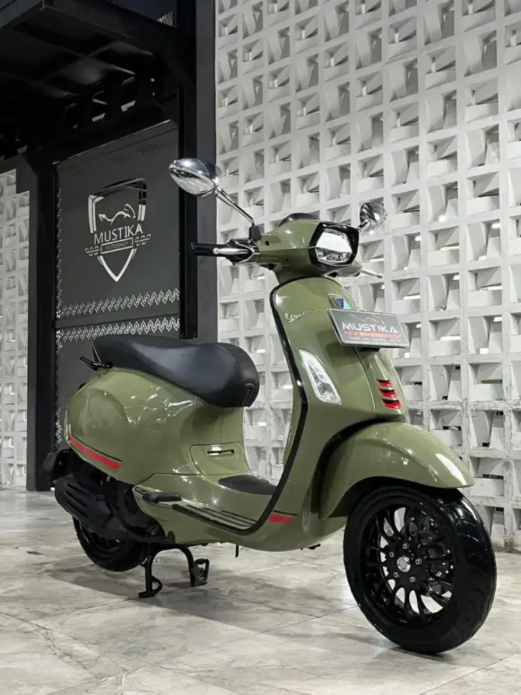 Green Tenace‼️Vespa Sprint S ABS 2022. DANNY Mustika Motor Sulfat