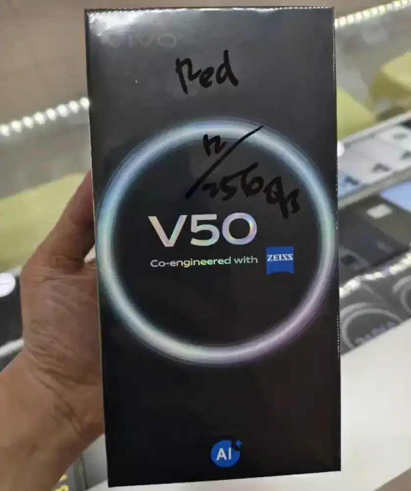 VIVO V50 5G 12GB+256GB Red BNIB Garansi Resmi Indonesia