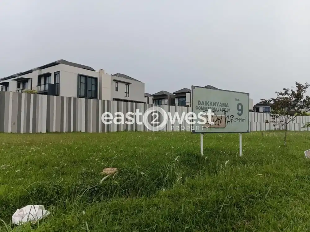 Jual Kavling Komersil Daikanyama The Zora BSD City Tangerang Lokasi Premium Sangat Strategis