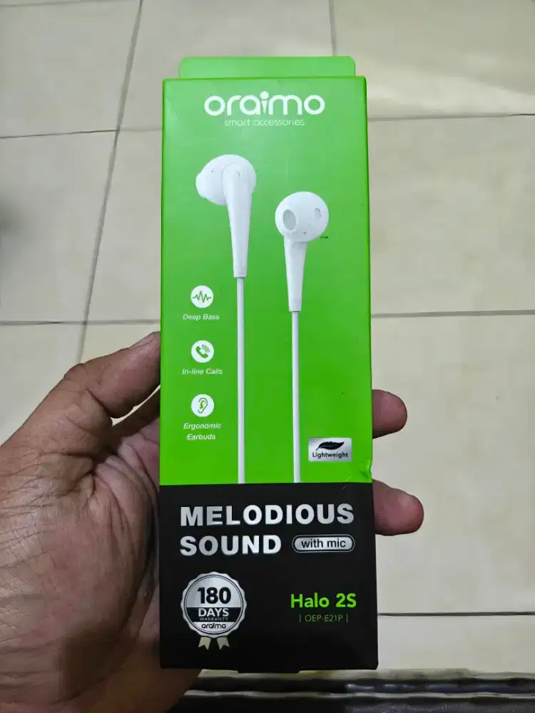 Oraimo Headset Berkabel Earphone In-Ear OEP-E21P Bass Universal