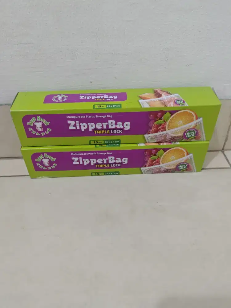 Zipper Bag Triple Lock