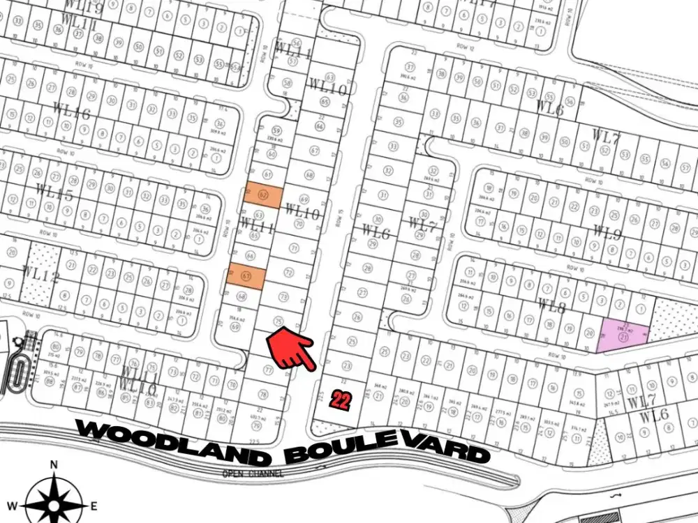 Jual tanah siap bangun citraland woodland