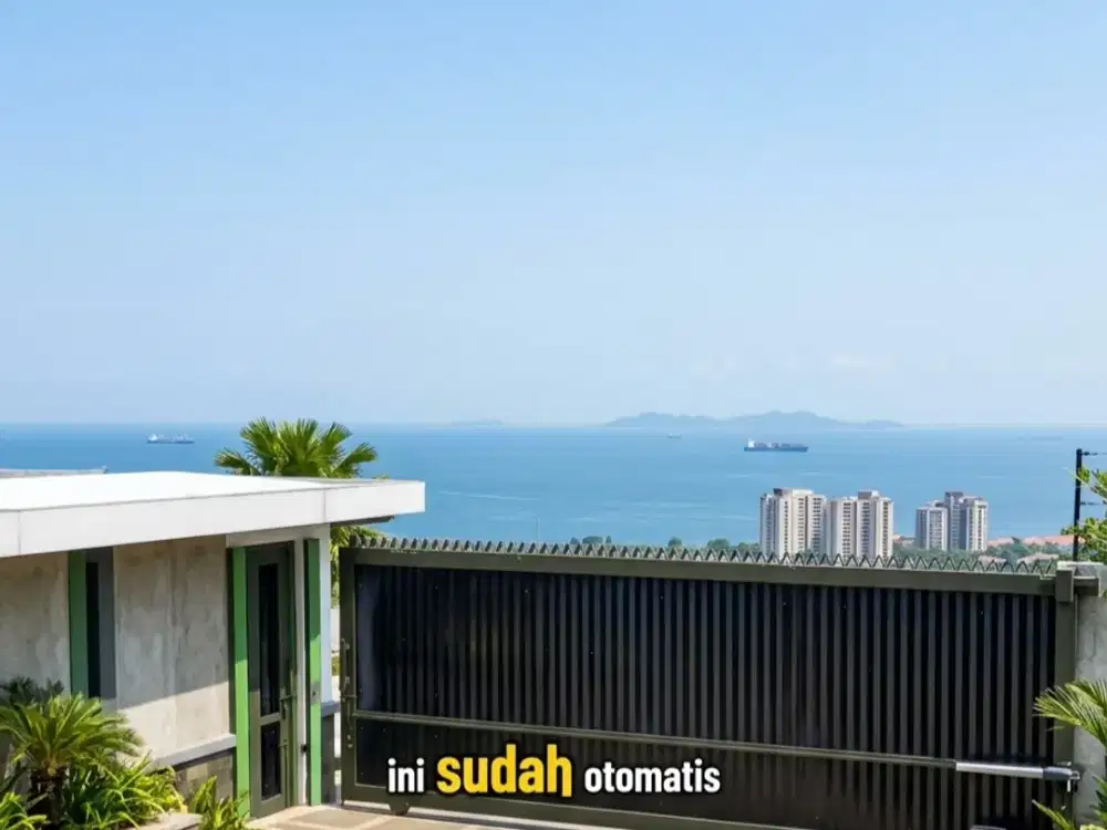 Rumah Minimalis Tropis dengan Pemandangan Laut Ancol yang Memukau