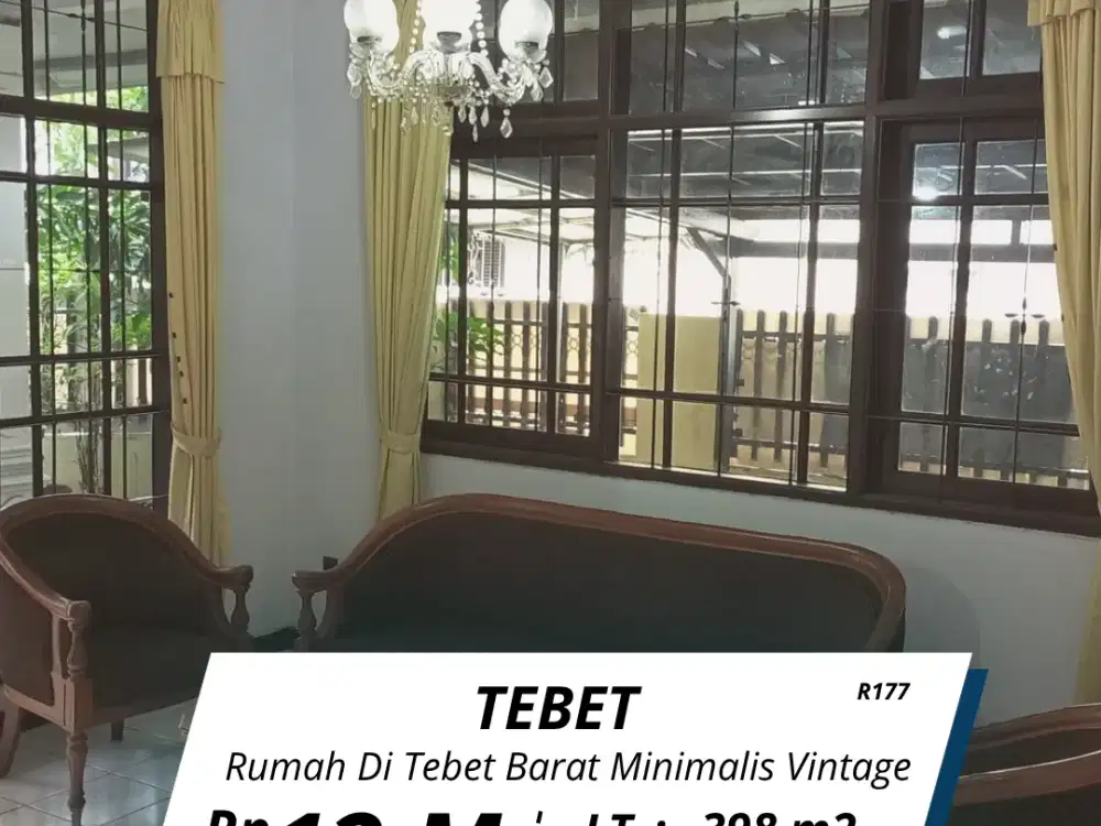 Di jual rumah Tebet Dalam Tebet Barat Tebet Jakarta Selatan ( R177 )