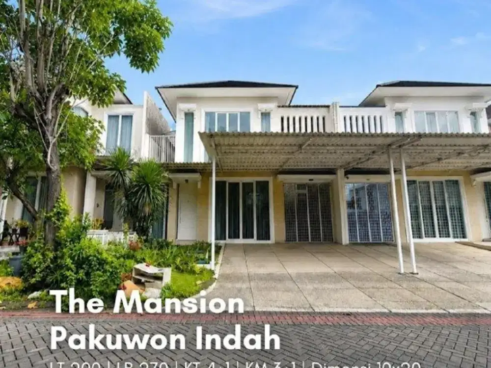 Rumah The Mansion, Pakuwon Indah STRATEGIS, SIAP HUNI, FULLY FURNISHED