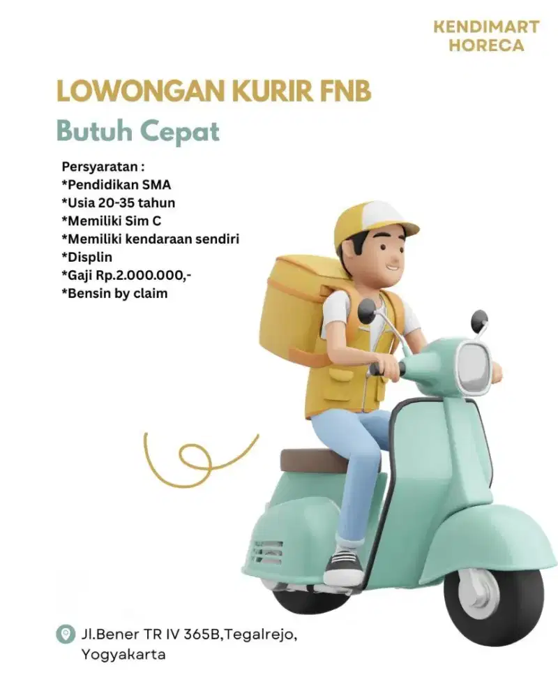 Kurir makanan dan minuman