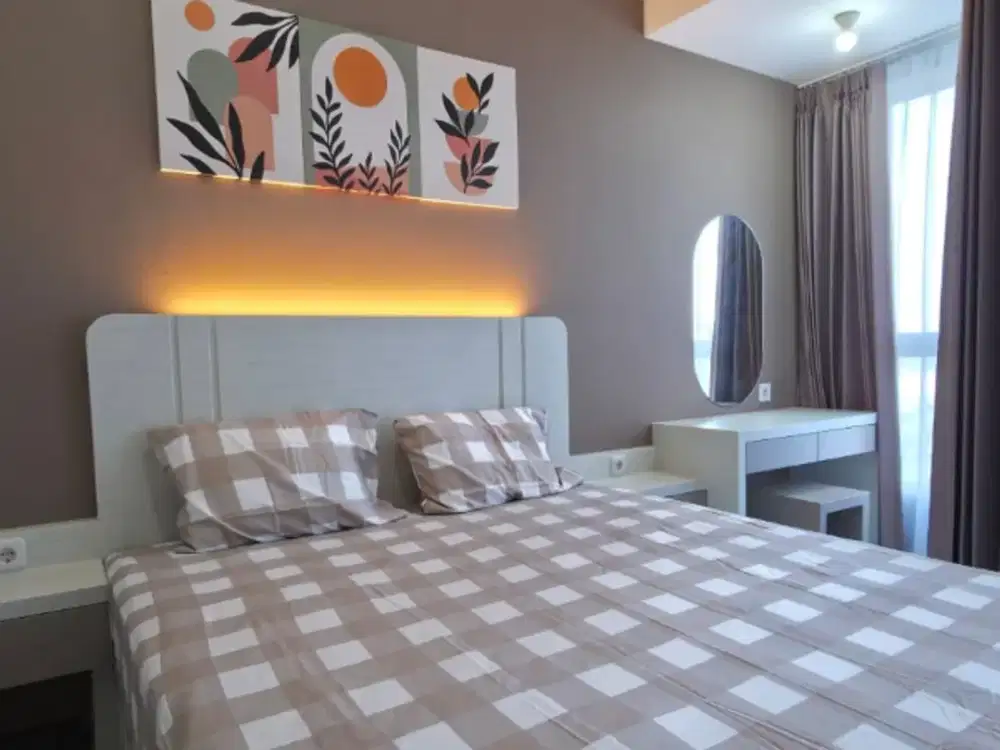 Apartemen bella baru gress full furnish elektronik di atas pakuwon city mall sur