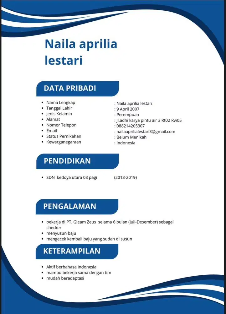cari pekerjaan yang tidak memakai ijasah
