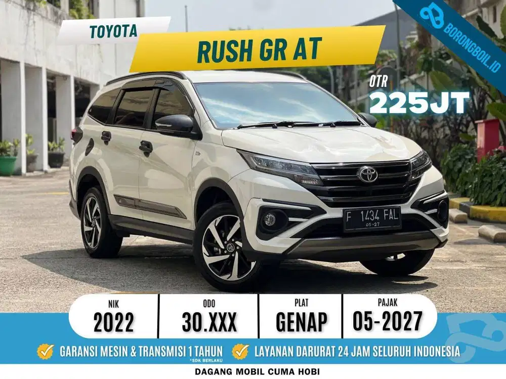 LOW KM TOYOTA RUSH 1.5 GR AT 2022 LIKE NEW