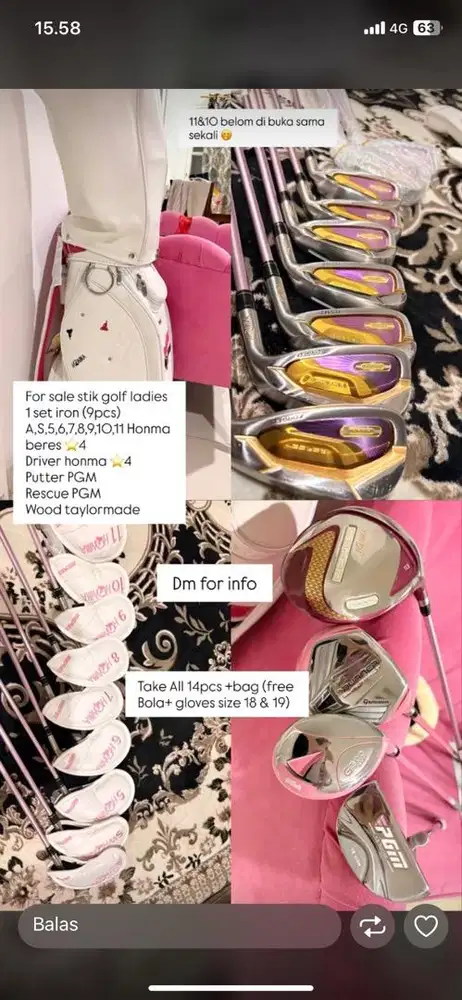Jual stick golf Honma