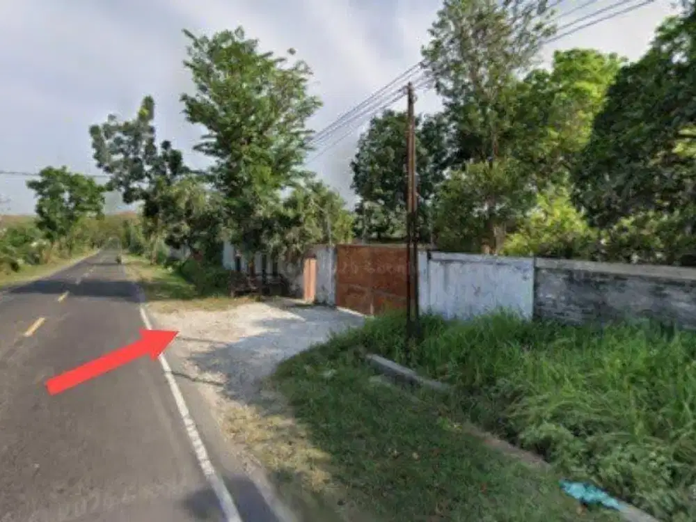 Dijual Murah Tanah dan Bangunan Gresik Nol Jalan Raya Deandles, Panceng