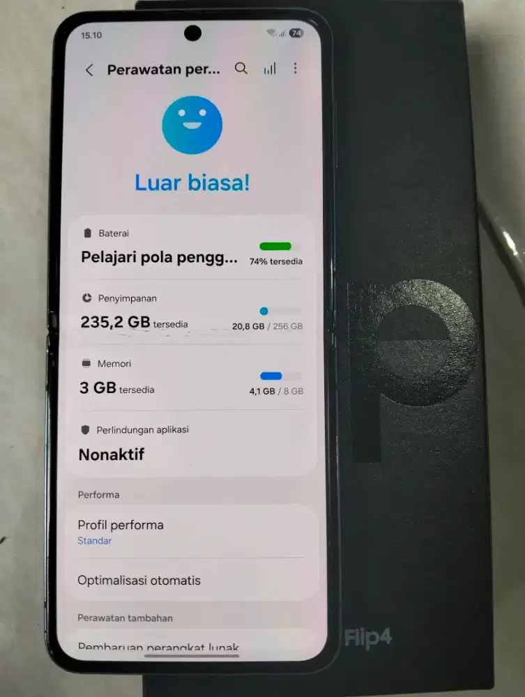 Samsung zflip 4 8/256 bs tt