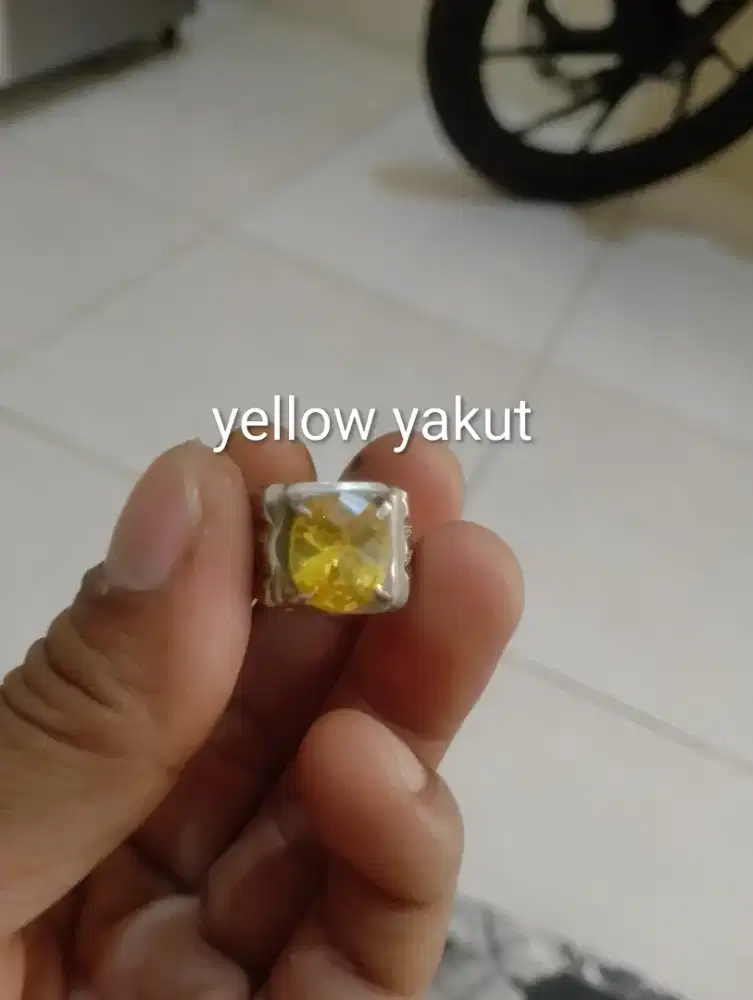 Batu cincin akik YELLOW YAKUT