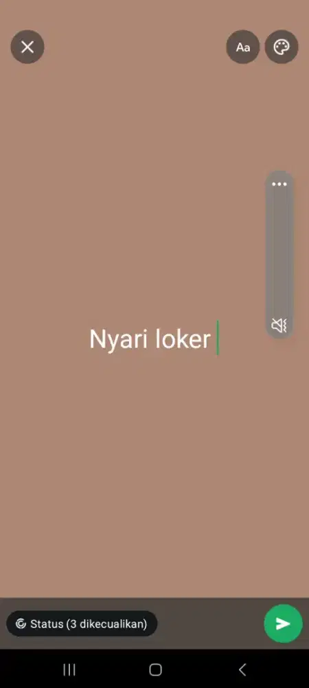 Nyari lowongan pekerjaan