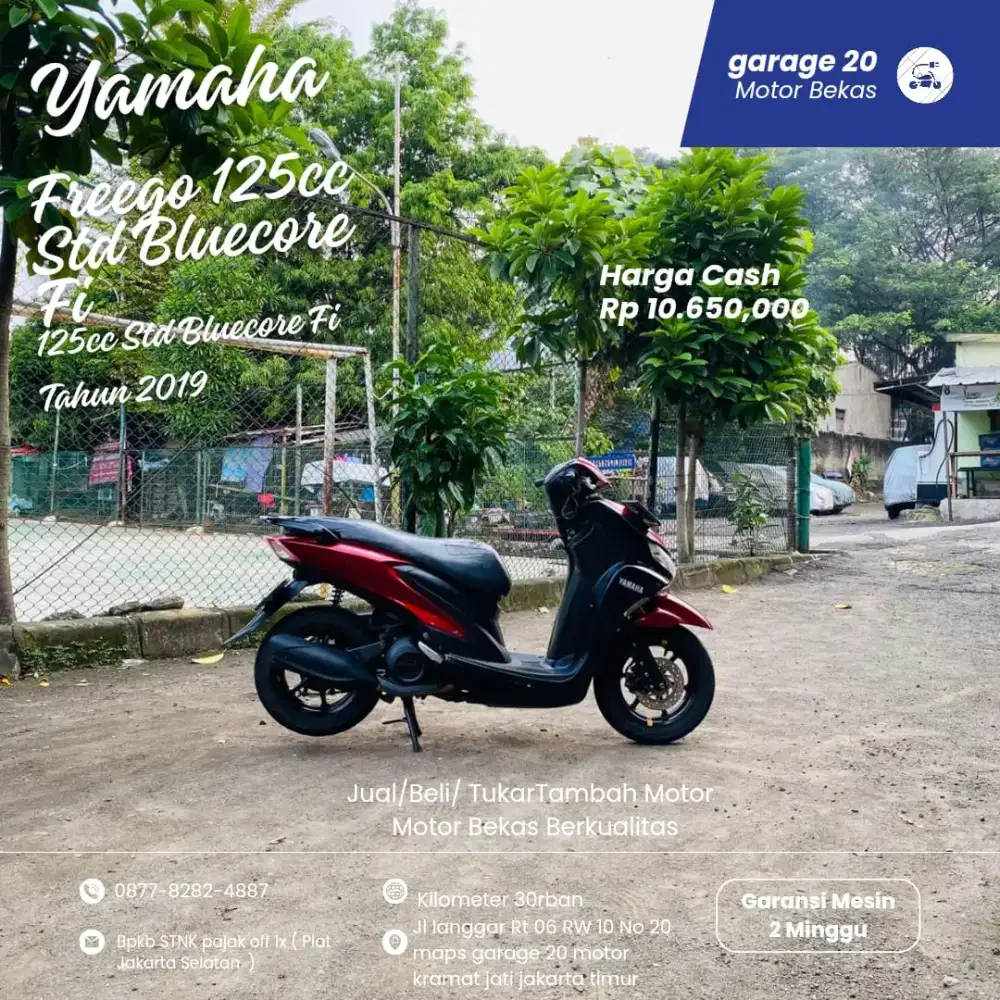 Yamaha freego 125cc std bluecore fi Tahun 2019