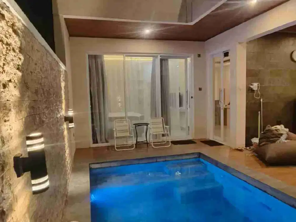 villa modern private pool in ungasan bali