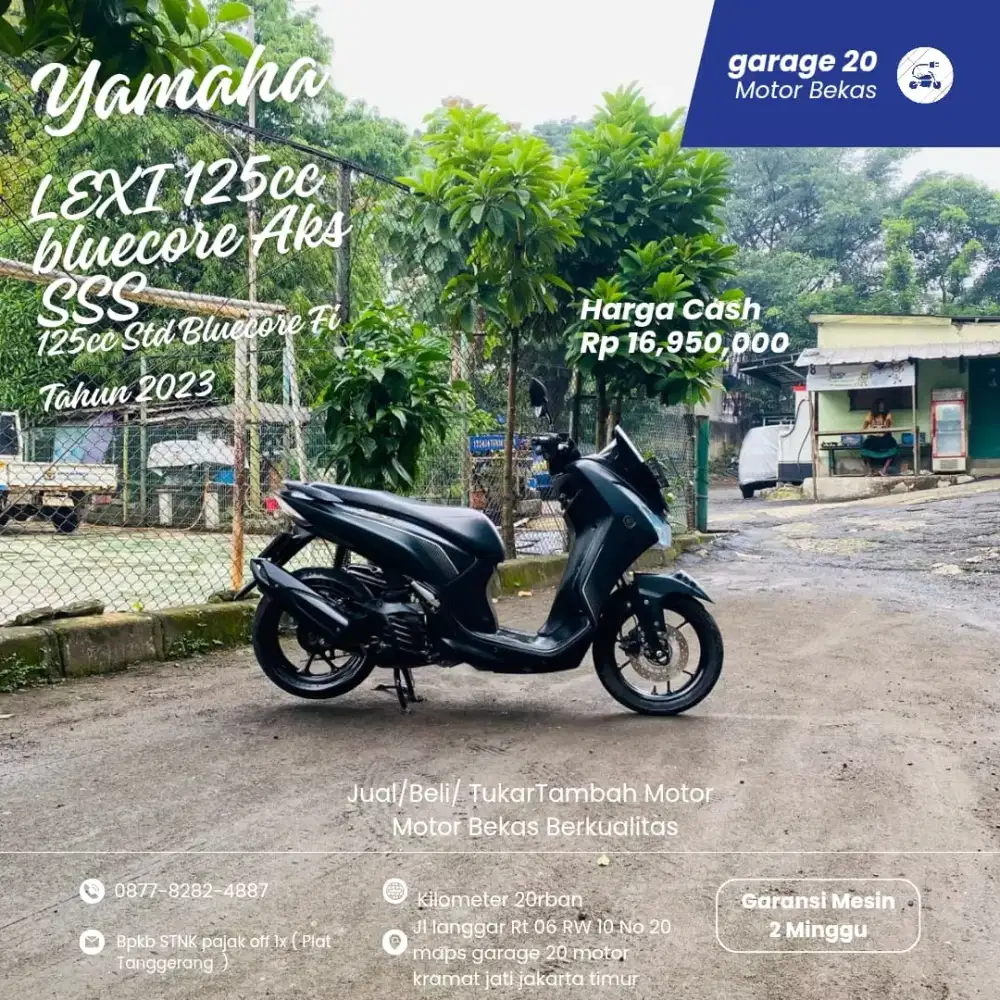 Yamaha Lexi 125cc aks sss bluecore fi Tahun 2023
