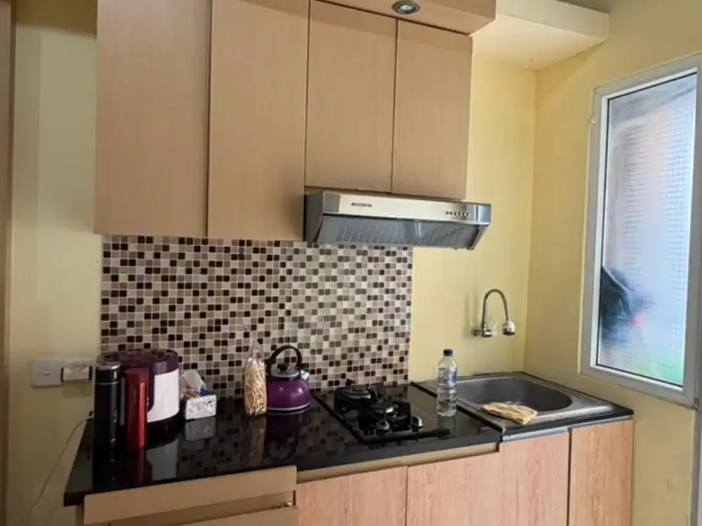 APARTEMEN GREEN PRAMUKA CITY STUDIO FULL ISI INCLUDE MAINTANCE LANTAI SATU PERTAHUN JAKARTA PUSAT