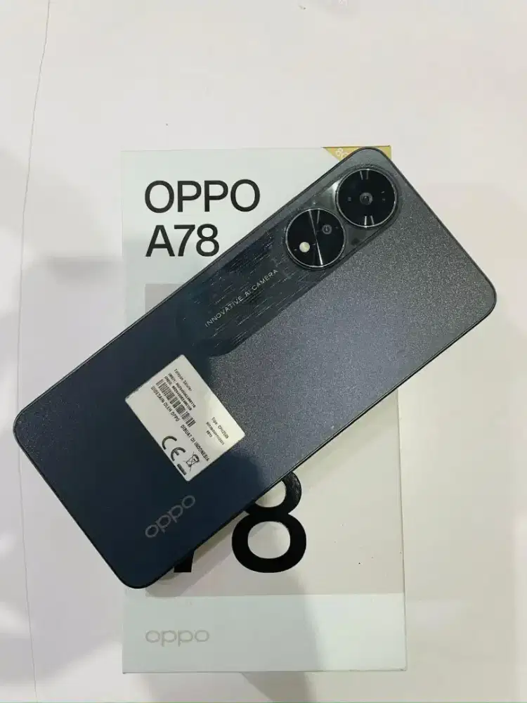 Oppo A78  RAM 8GB + 4GB / ROM 256GB