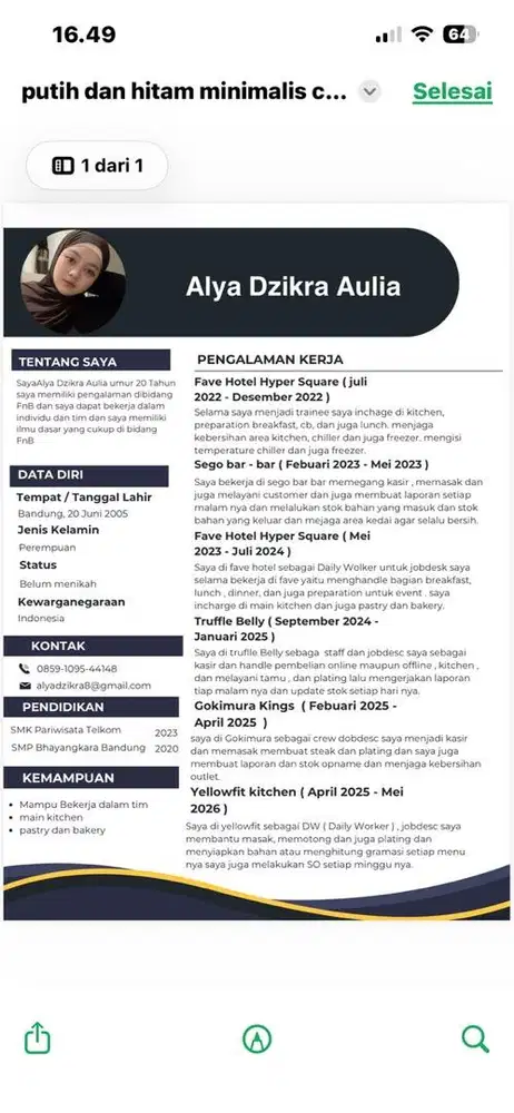 mencari pekerjaan