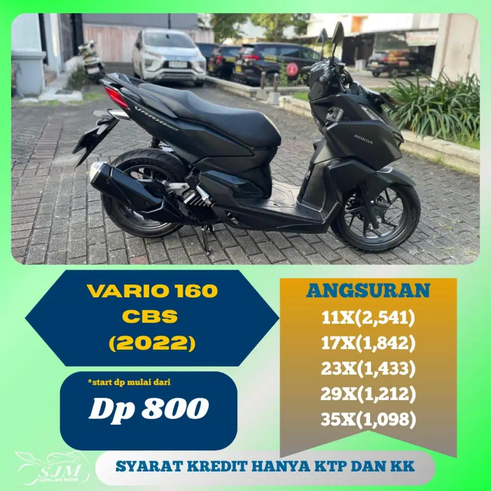 HONDA VARIO 160 CBS 2022 SIAP PAKAI