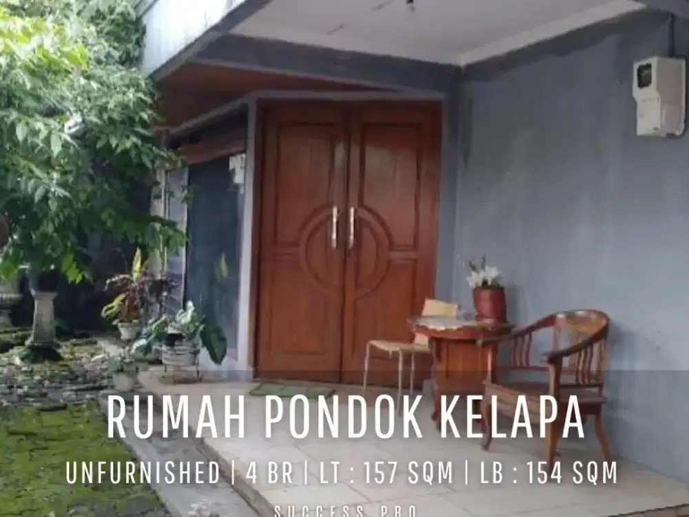 For Sell! Rumah Pondok Kelapa 2 Lantai Lokasi Strategis Siap Huni