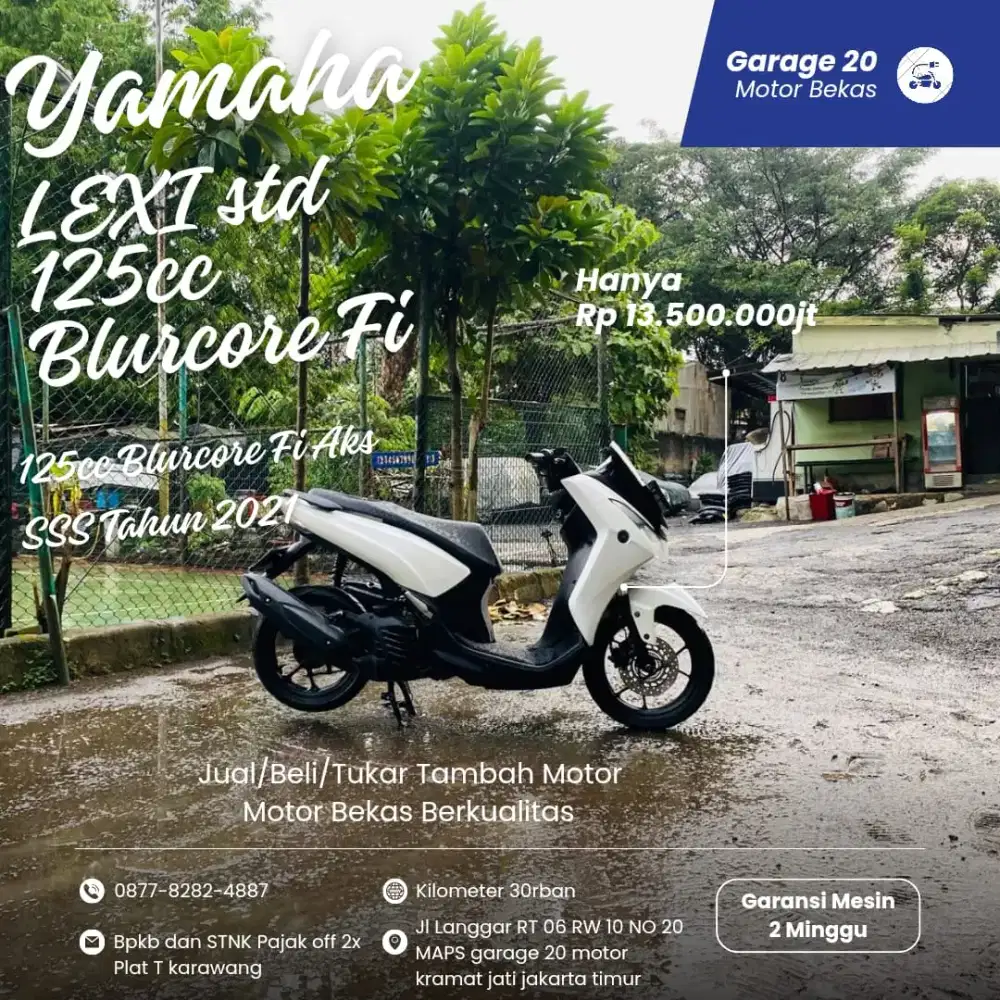 Yamaha Lexi 125cc std aks sss bluecore fi Tahun 2021