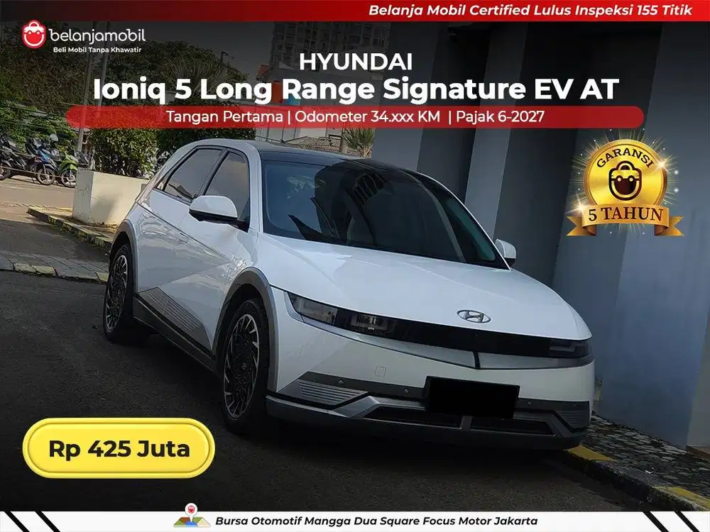 [ PAJAK PANJANG ] Hyundai Ioniq 5 Long Range Signature EV 2023 2024