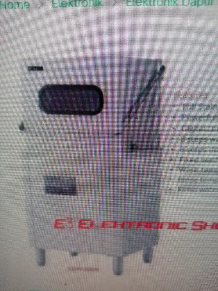 Dish washing seken eks Restoran terkenal