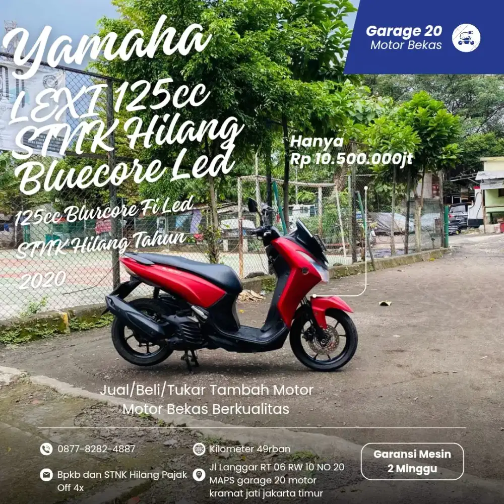 Yamaha Lexi 125cc std bluecore fi Tahun 2019