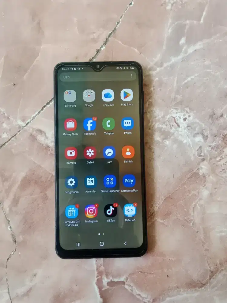 Samsung A12 bagus Normal 4+4/128