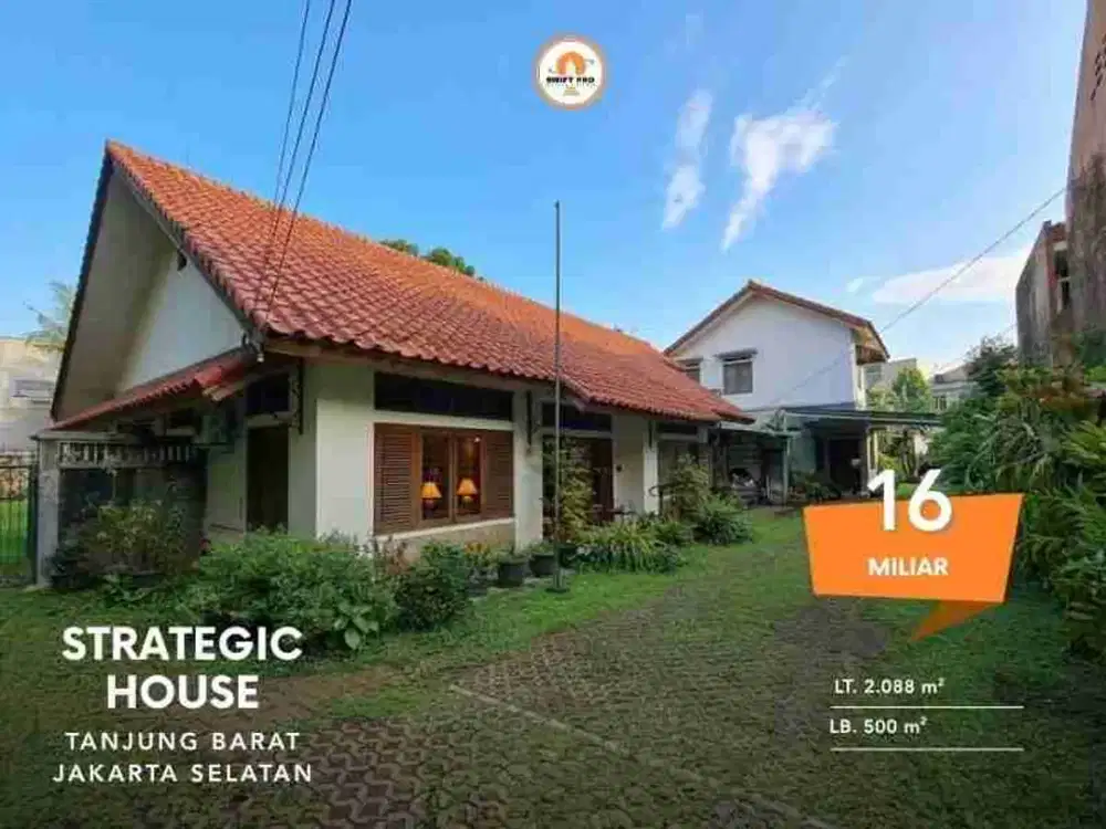 Dijual Rumah dan Tanah Luas dekat Aeon Mall,  exit Toll JORR