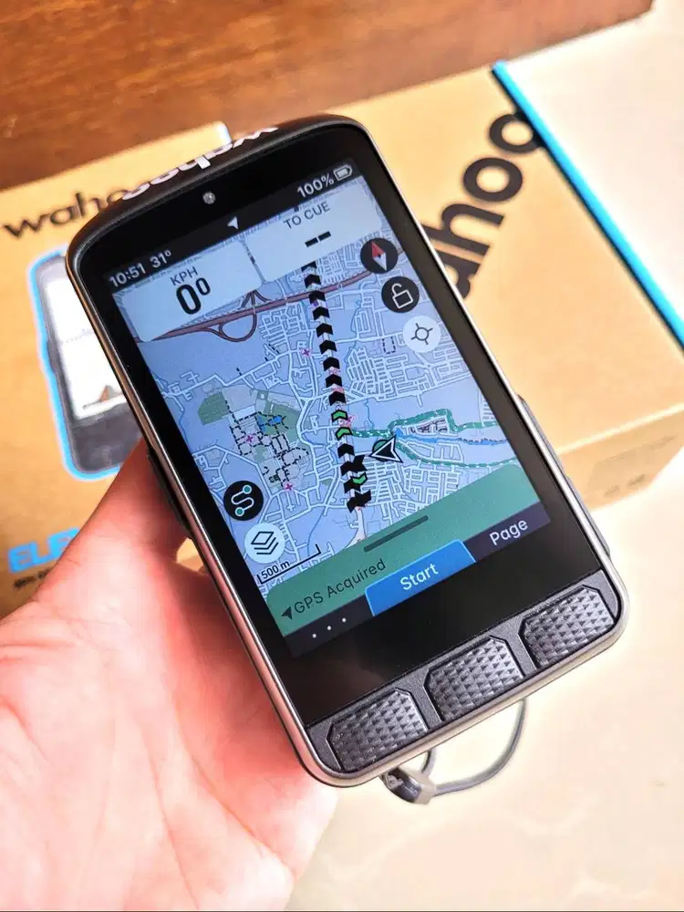 Wahoo Elemnt Ace Cyclocomp Bike Computer Mulus Lengkap Original Garmin